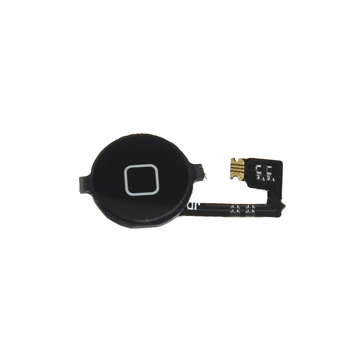 Nappe bouton Home Complet Noir Pour iPhone 4