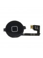 Nappe bouton Home Complet Noir Pour iPhone 4