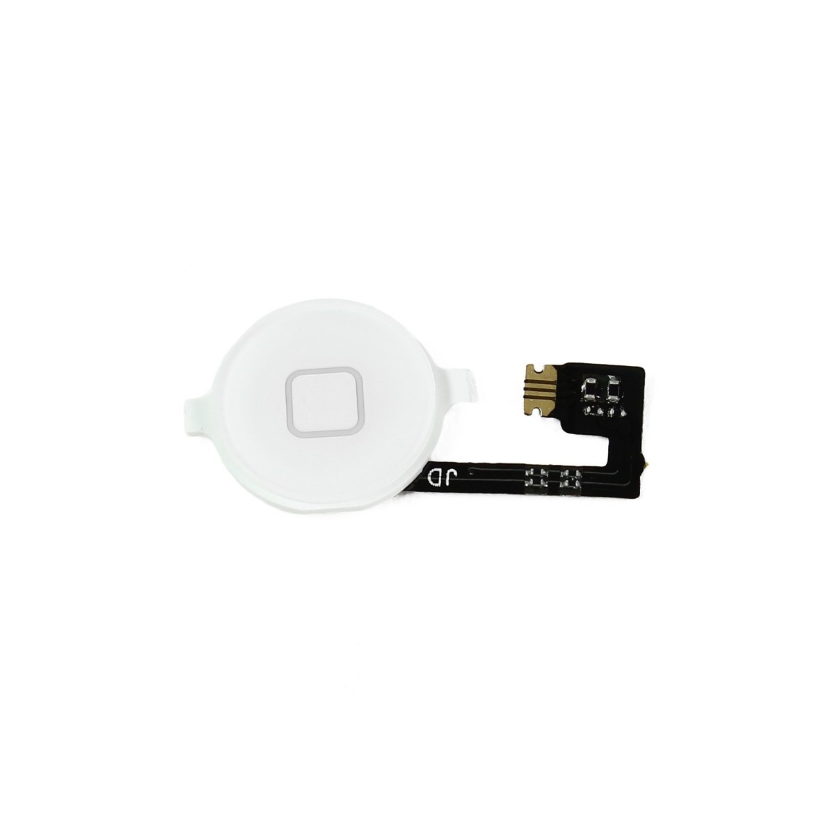 Nappe bouton Home Complet Blanc Pour iPhone 4