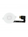 Nappe bouton Home Complet Blanc Pour iPhone 4