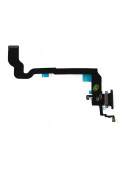 Nappe dock flex connecteur de charge Noir avec micro et antenne pour iPhone X