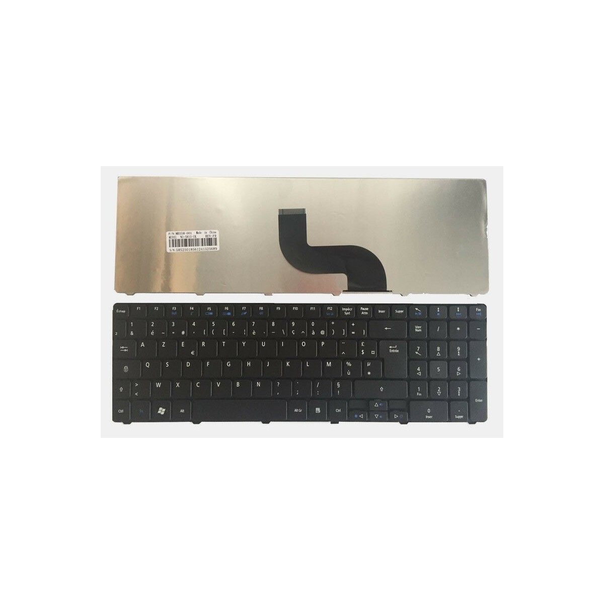 Clavier Français pour Acer Aspire 5810T 5810TG 5810TZ 5810TZG 5810TGZ Série