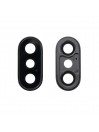 Lentille Vitre Cache caméra arrière pour iPhone X Noir