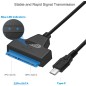 Adaptateur Type-C SATA 2.5 SSD-HDD BLEU Adaptateur Type-C SATA 2.5 SSD-HDD BLEU