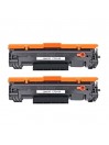 2 Toners compatible HP CF244A