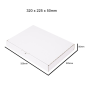 Boîte pour expédition en carton blanc 320x225x50mm Boîte pour expédition en carton blanc 320x225x50mm