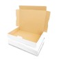 Boîte pour expédition en carton blanc 320x225x50mm Boîte pour expédition en carton blanc 320x225x50mm