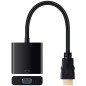 HDMI vers VGA 1080P Plaqué d'or Mâle à Femelle Câble Adaptateur Convertisseur Hd HDMI vers VGA 1080P Plaqué d'or Mâle à Femelle Câble Adaptateur Convertisseur Hd