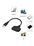 Câble Adaptateur pour Les disques de 2,5 Pouces à l'USB 3.0 ou 2.0 et Le connecteur SATA pour Disque Dur 2.5"PC SSD + HDD et 2,5