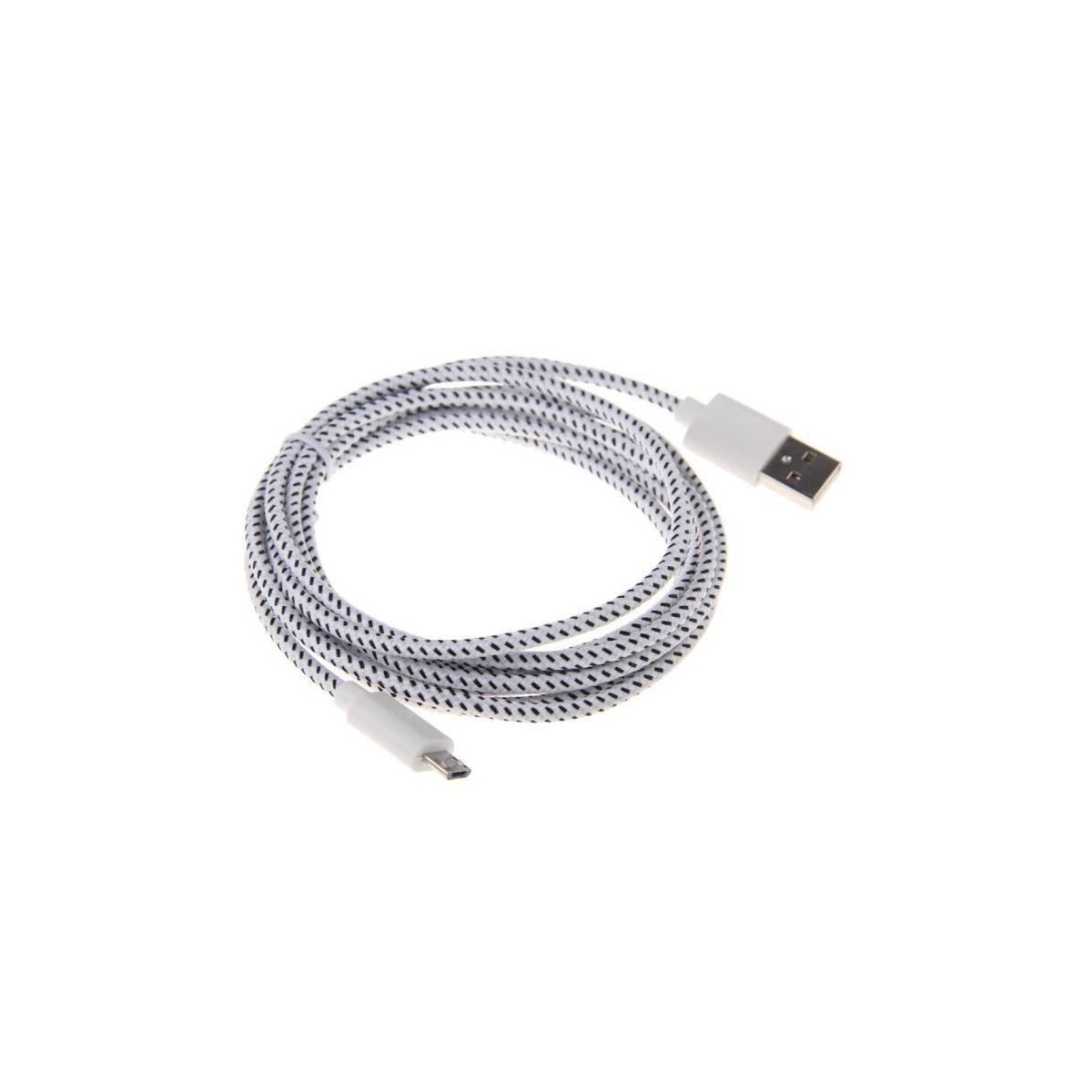 Câble Micro USB 3m Charge Rapide 2.4A - Câble USB en Nylon Tressé pour Huawei, LG, Sony, HTC, Nexus, Xiaomi Redmi Note 5 6 Pro, 