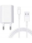 Chargeur compatible iPhone avec Câble Chargeur Adaptateur pour iPhone 7/8/11/12 Mini Plus Pro XS