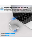 Adaptateur USB C vers HDMI 4K, Adaptateur Type C Hub vers HDMI