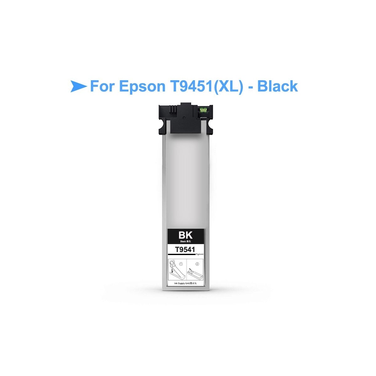 1 Cartouche d'encre noir compatible Epson T9451XL 90ml