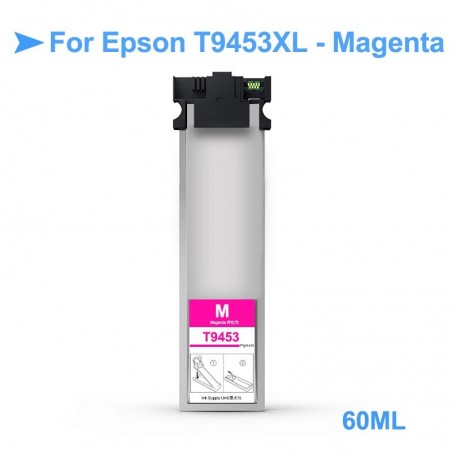 1 Cartouche d'encre magenta compatible Epson T9453XL 60ml