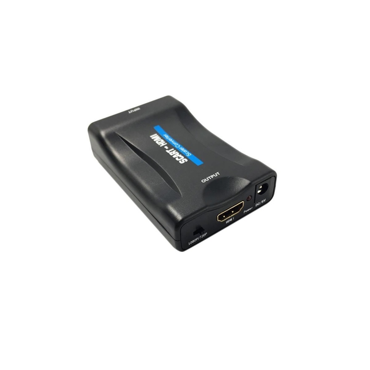 Convertisseur avec cable USB-12V 1080P Scart Péritel vers HDMI Adaptateur de Signal CRT TV, VHS VCR, DVD Support NTSC PAL Convertisseur avec cable USB-12V 1080P Scart Péritel vers HDMI Adaptateur de Signal CRT TV, VHS VCR, DVD Support NTSC PAL