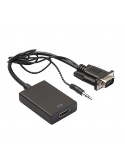 Câble Adaptateur Convertisseur VGA mâle Vers HDMI Femelle Sortie 1080 P HD+Audio TV AV HDTV