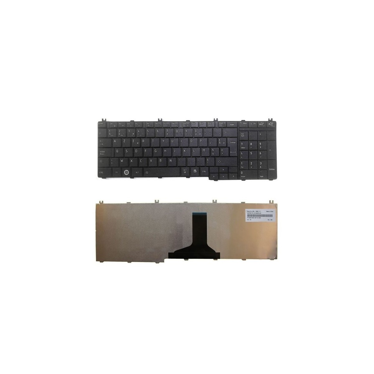 Clavier Français Toshiba Satellite C650 C650D C660 C660D Série