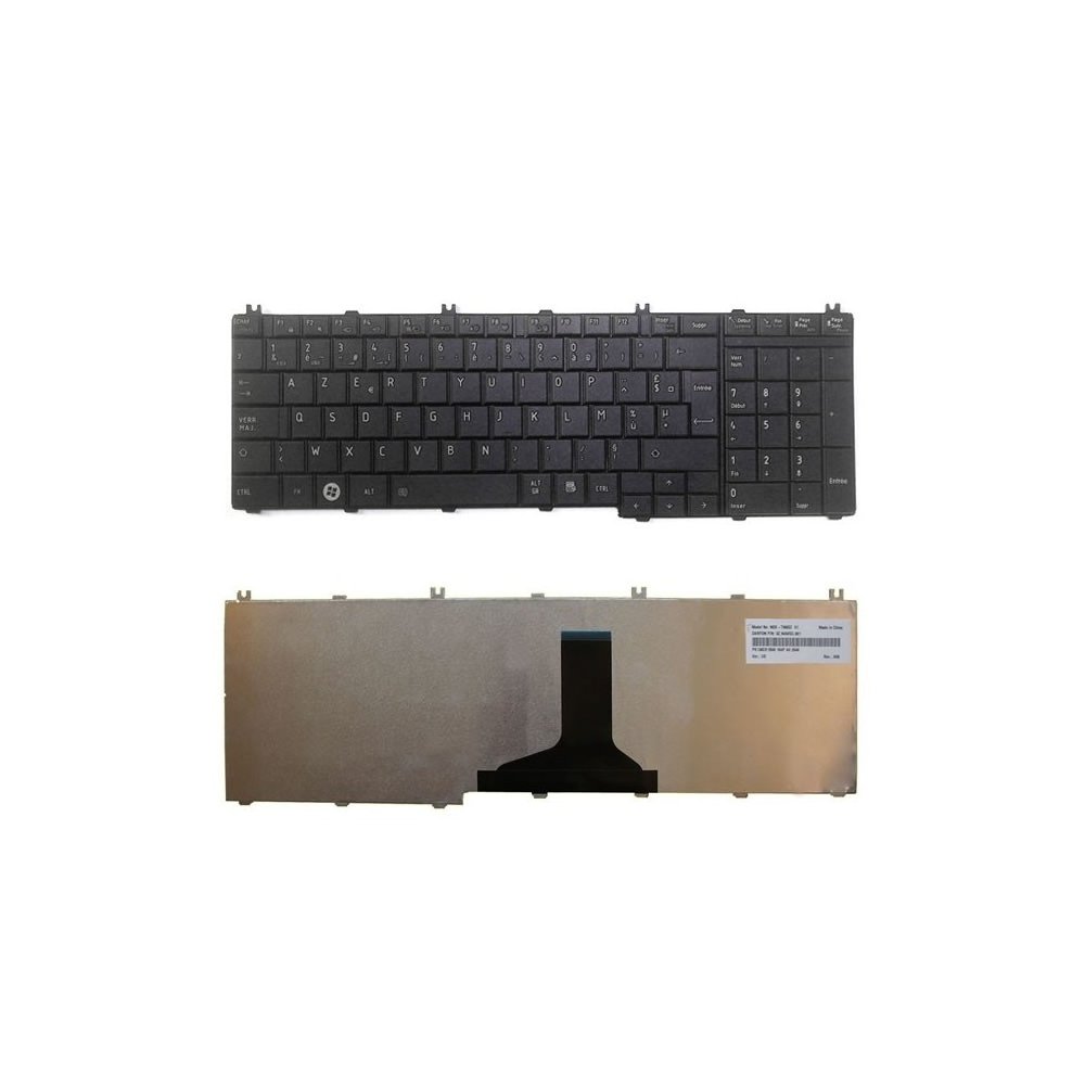 Clavier AZERTY Français D'origine Pour Toshiba Satellite - Modèle 9Z.NBPSC.00F / NSK-V80SC, Neuf Sous Blister