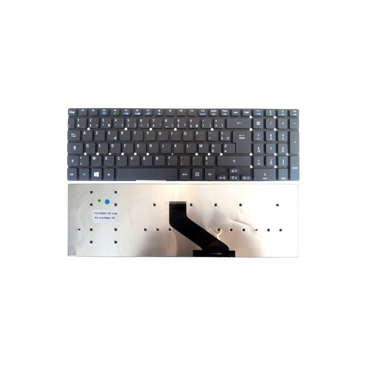 Clavier Azerty Français pour Packard Bell EasyNote TS45 SERIES MP10K36F0698