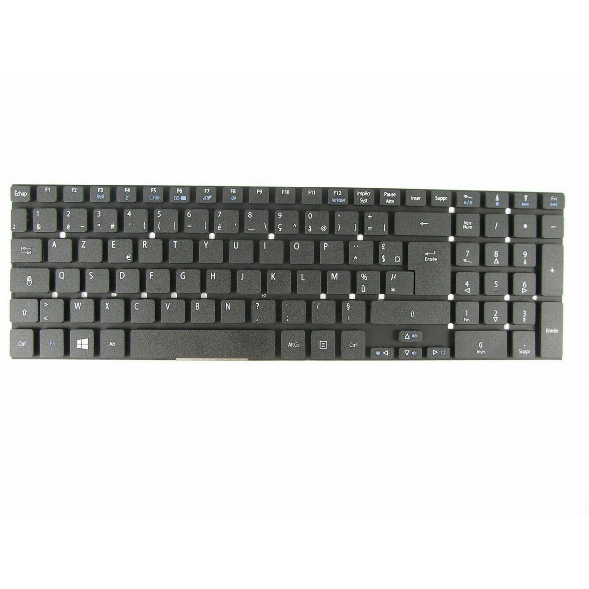 Clavier Azerty Français pour Packard Bell EasyNote TS11 SERIES MP10K36F0698