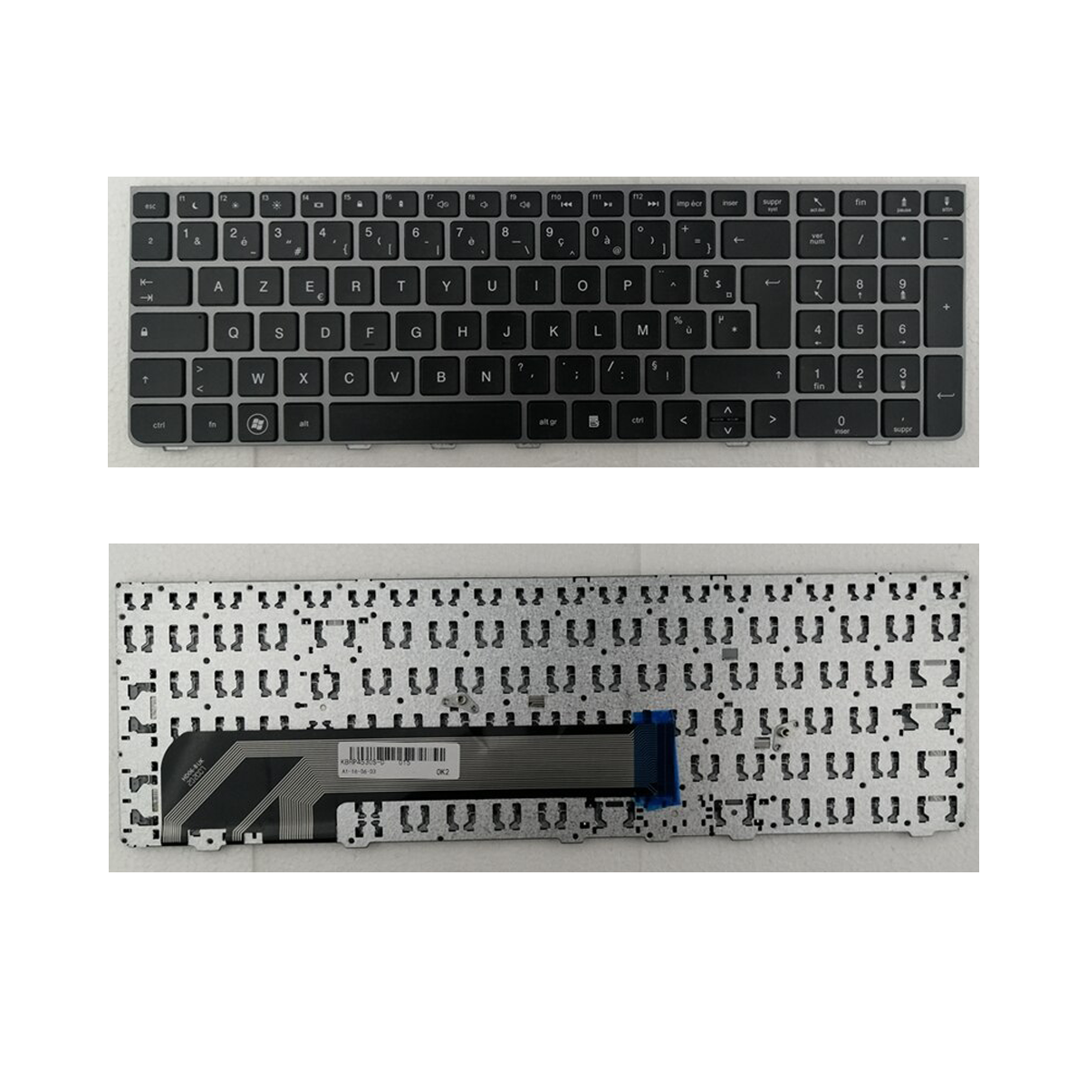 Clavier Français Azerty pour HP ProBook 4535s MP-10M16F0-930 - Cadre Inclus