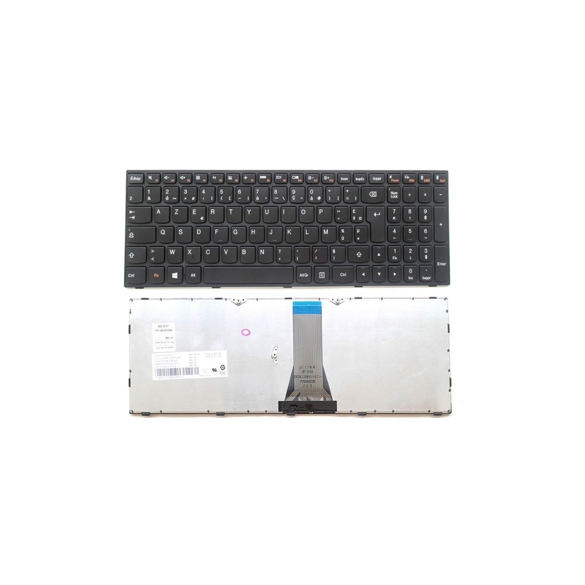 Clavier Français Lenovo Ideapad B51 SERIES 25214737 Clavier Français Lenovo Ideapad B51 SERIES 25214737