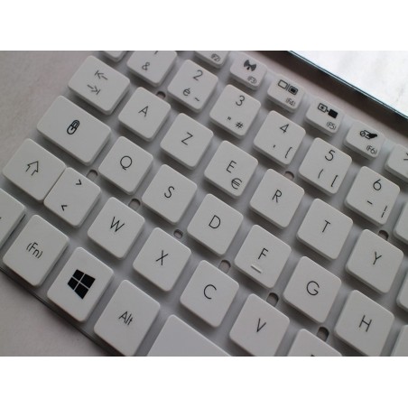 Clavier Français pour Packard Bell Easynote TV44HC SERIES V121702AK1 Blanc