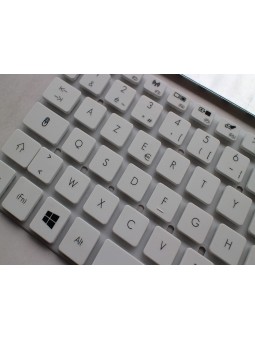 Clavier Français pour Packard Bell Easynote TV43HR SERIES MP.10K36F0.698 Blanc