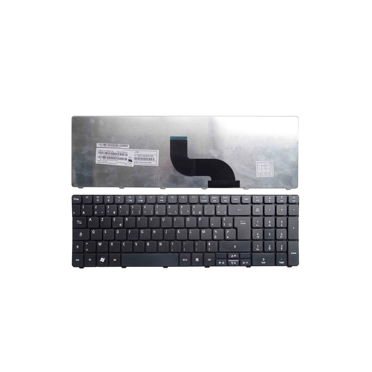 Clavier Français pour Packard Bell Easynote TM85 KB.L170A.039