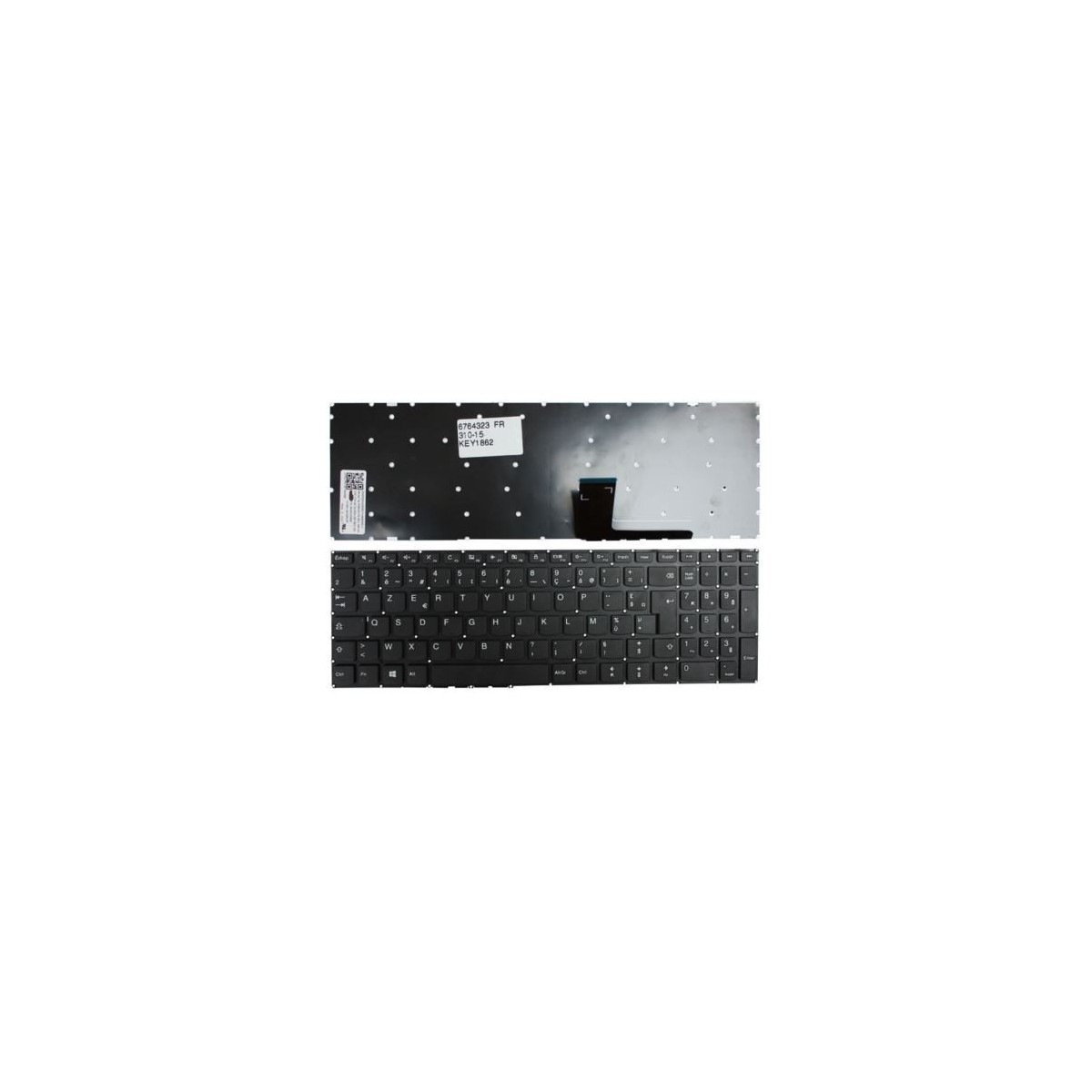 Clavier Français pour Lenovo Ideapad 310-15ISK sans rétro éclairage Clavier Français pour Lenovo Ideapad 310-15ISK sans rétro éclairage
