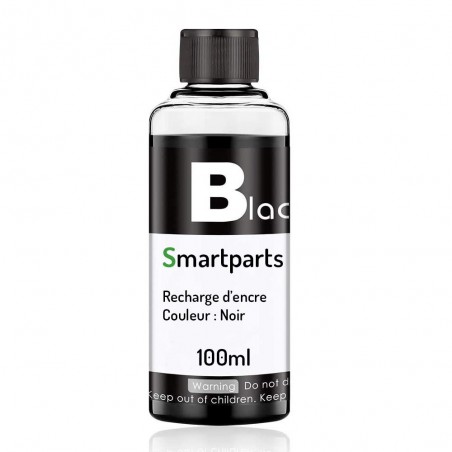 Encre Noir Pour imprimante et cartouche rechargeables 100ml
