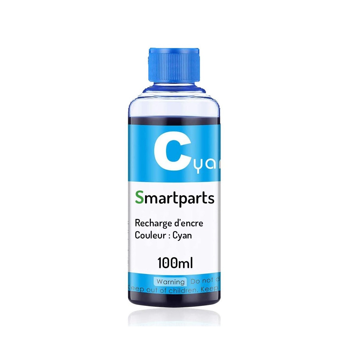 Encre Cyan Pour imprimante et cartouche rechargeables 100ml