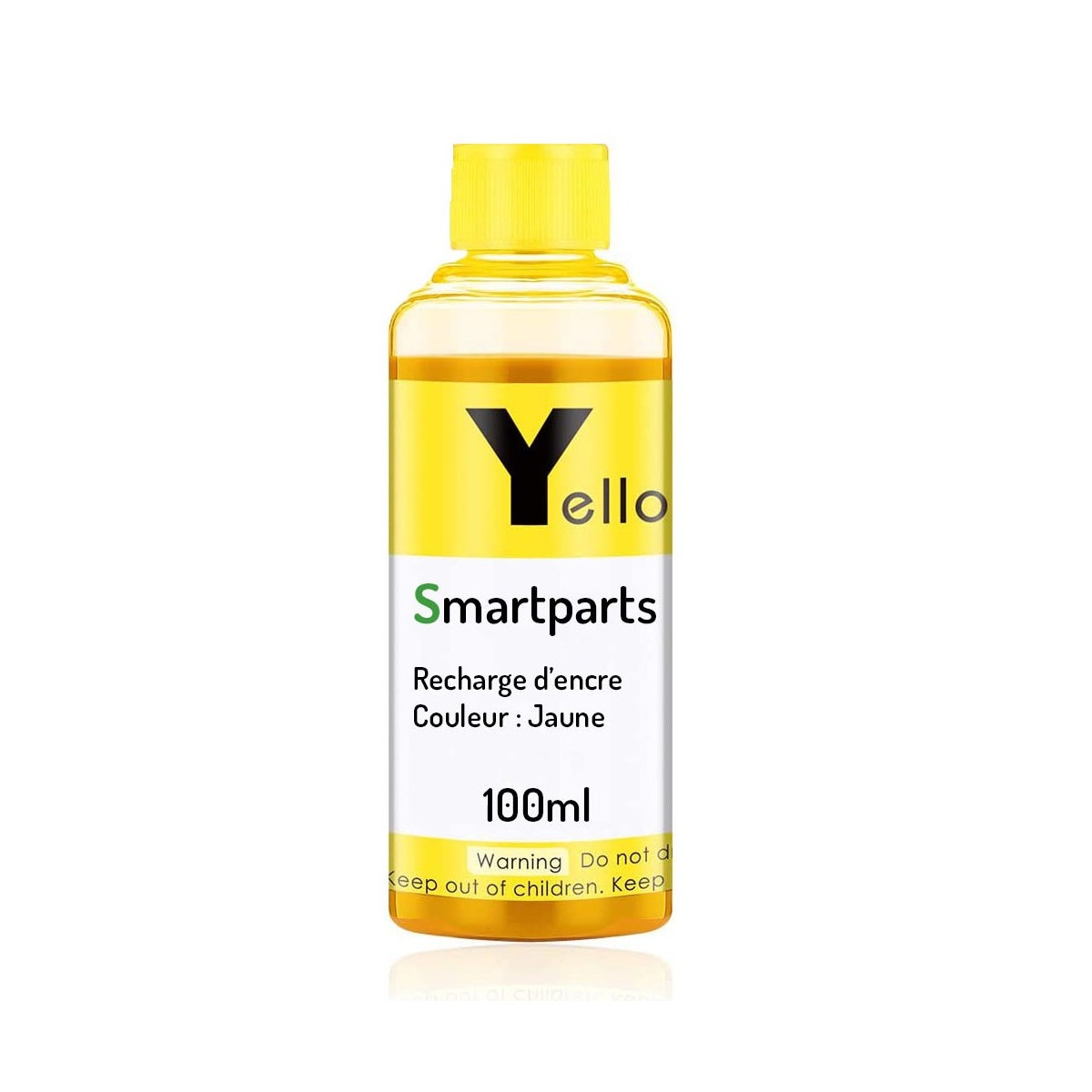 Encre Yellow / Jaune Pour imprimante et cartouche rechargeables 100ml