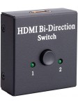 2 port hdmi commutateur répartiteur bidirectionnel 1 in 2 out / 2 entrée