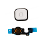 BOUTON HOME COMPLET AVEC NAPPE FLEX ET MEMBRANE IPHONE 5C BLANC