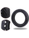 2 Pneus pour Xiaomi Trottinette M365, M365 Pro, Roue Anti Crevaison Anti dérapant Increvable 8,5 Pouces + 2 démontes pneus