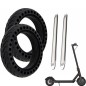 2 Pneus pour Xiaomi Trottinette M365, M365 Pro, Roue Anti Crevaison Anti dérapant Increvable 8,5 Pouces + 2 démontes pneus