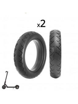2 Pneus plein Haute qualité anti crevaison pour Trotinette électrique Xiaomi M365 8 1/2x2