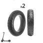2 Pneus plein Haute qualité anti crevaison pour Trotinette électrique Xiaomi M365 8 1/2x2