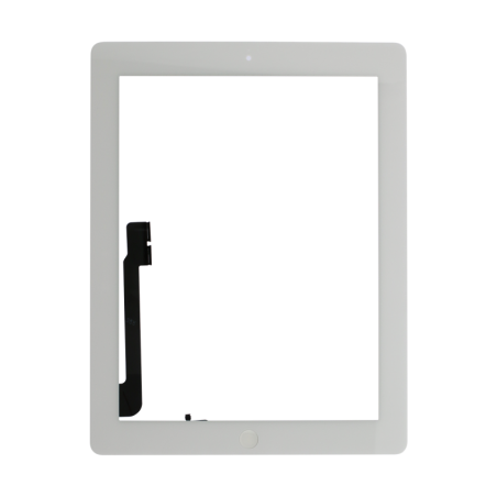 Vitre Tactile pour iPad 3 Blanc Pré Assemblée sans outils