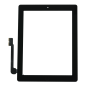 Vitre Tactile pour iPad 3 Noir Pré Assemblée sans outils