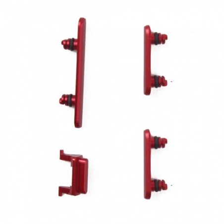 Lot de boutons Rouge pour iPhone XR