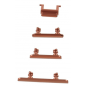 Lot de boutons Corail pour iPhone XR