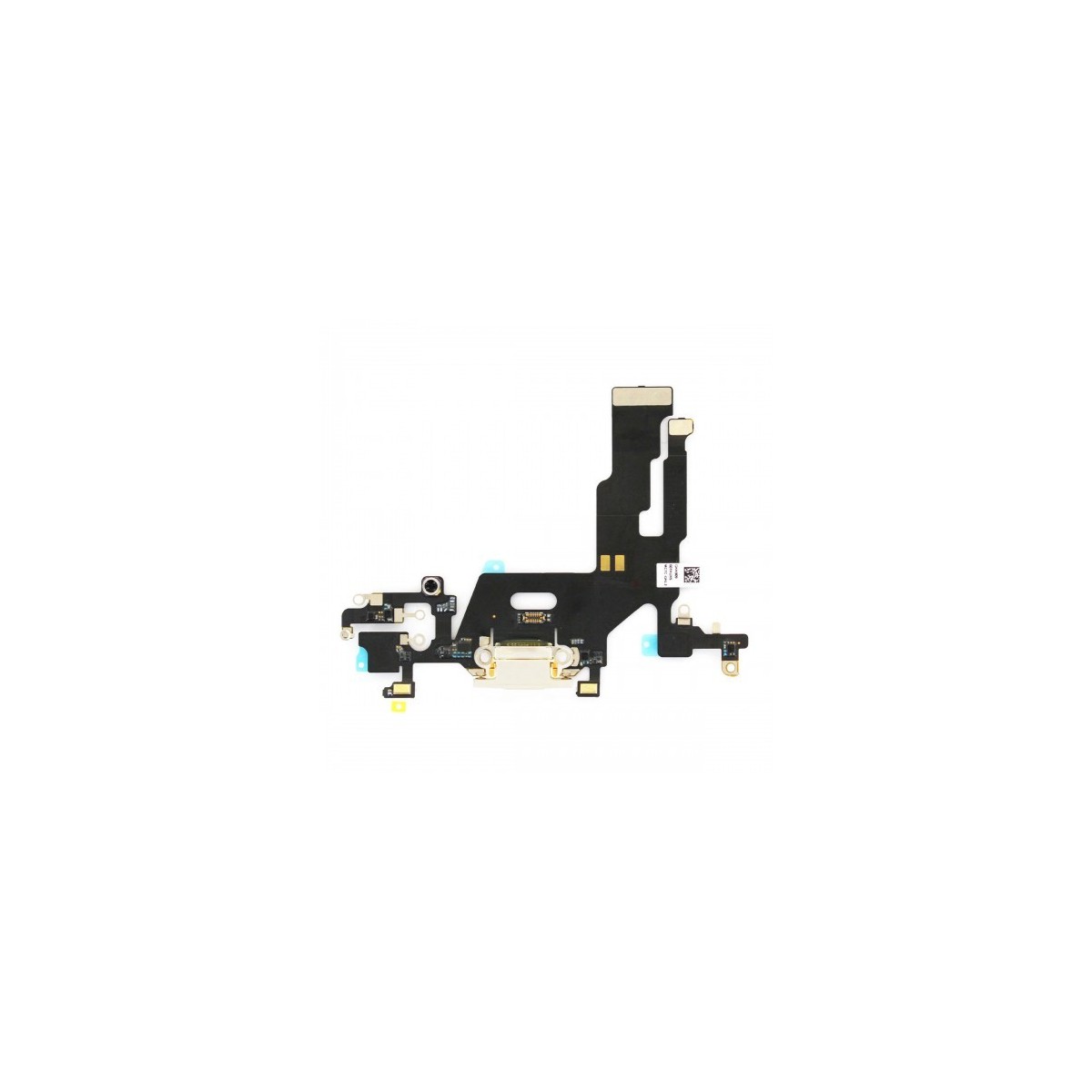 Nappe connecteur port de charge charging flex pour iPhone 11 Blanc Nappe connecteur port de charge charging flex pour iPhone 11 Blanc