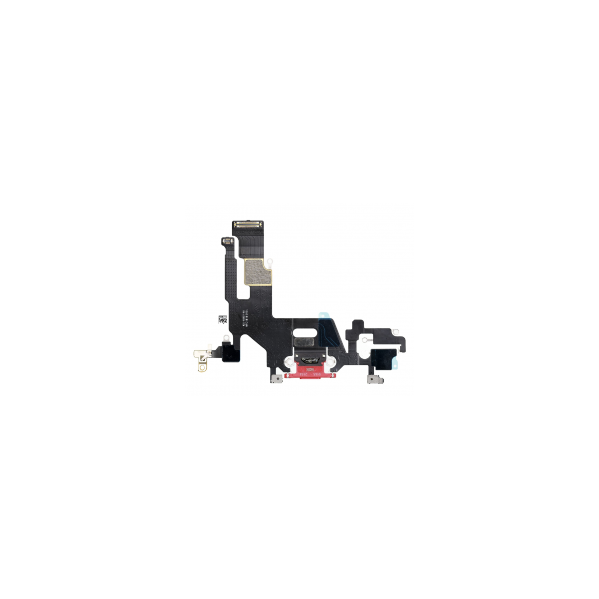 Nappe connecteur port de charge charging flex pour iPhone 11 Rouge Nappe connecteur port de charge charging flex pour iPhone 11 Rouge