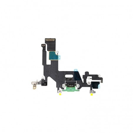 Nappe connecteur port de charge charging flex pour iPhone 11 Vert