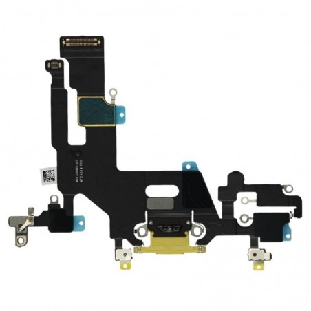Nappe connecteur port de charge charging flex pour iPhone 11 Jaune