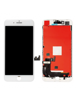 ECRAN LCD POUR IPHONE SE 2020 BLANC + VITRE TACTILE SUR CHASSIS SANS OUTILS