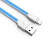 Câble Slim LDNIO XS-07AI Bleu 1m compatible iPhone 5/6/7/7Pus/8/8 Plus/X/6s Câble Slim LDNIO XS-07AI Bleu 1m compatible iPhone 5/6/7/7Pus/8/8 Plus/X/6s