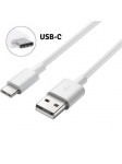 Câble USB Type-C Chargeur pour Samsung Galaxy Blanc